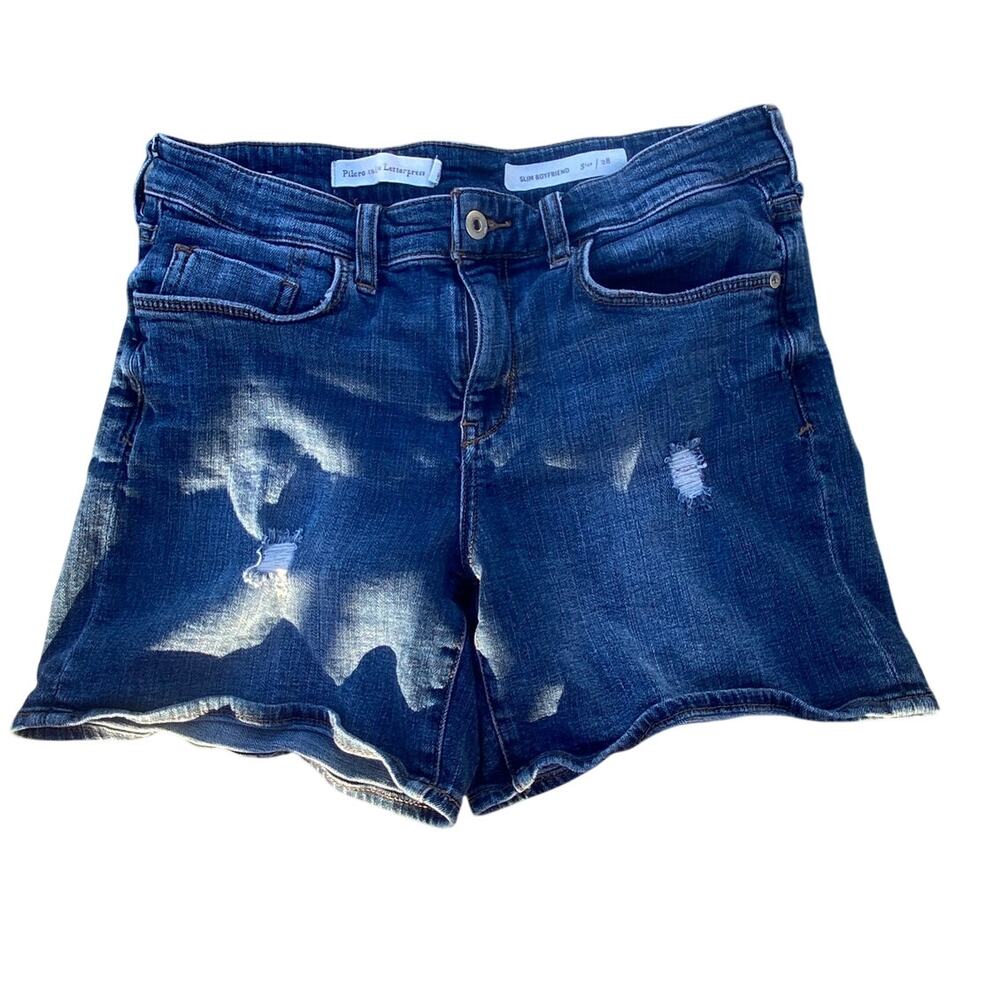 Pilcro and the Letterpress Slim Boyfriend Jean Shorts - Size 28